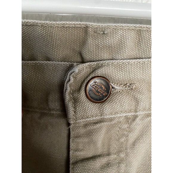 Dickies Jeans Mens 48x32 Relaxed Fit Heavyweight Duck Carpenter Beige 1939 RDS - Picture 5 of 7